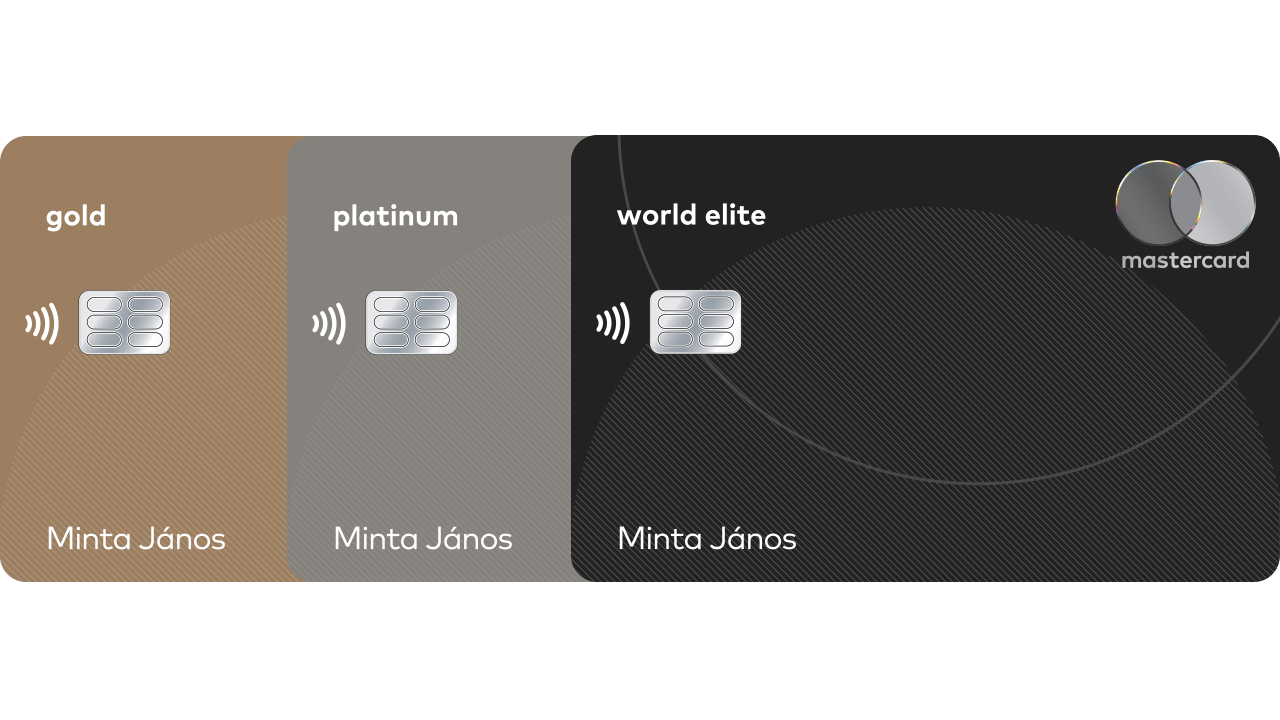 Gold, Platinum, World Elite kártya