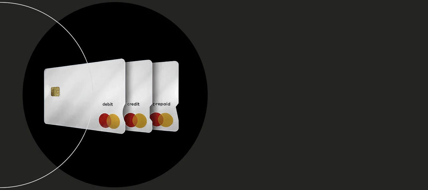 بطاقات الخصم، والبطاقات المدفوعة مسبقاً، وبطاقات الائتمان من Mastercard التي تعمل باللمس (Mastercard Touch).