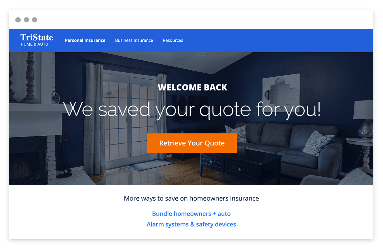 Personalization example