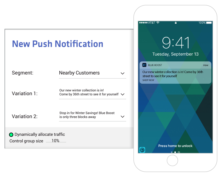Push notification example