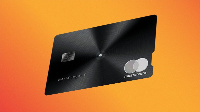 World Legend Mastercard card.
