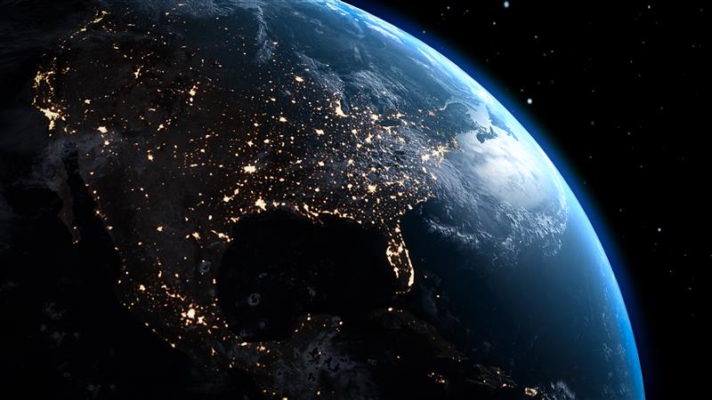 Earth from space picture