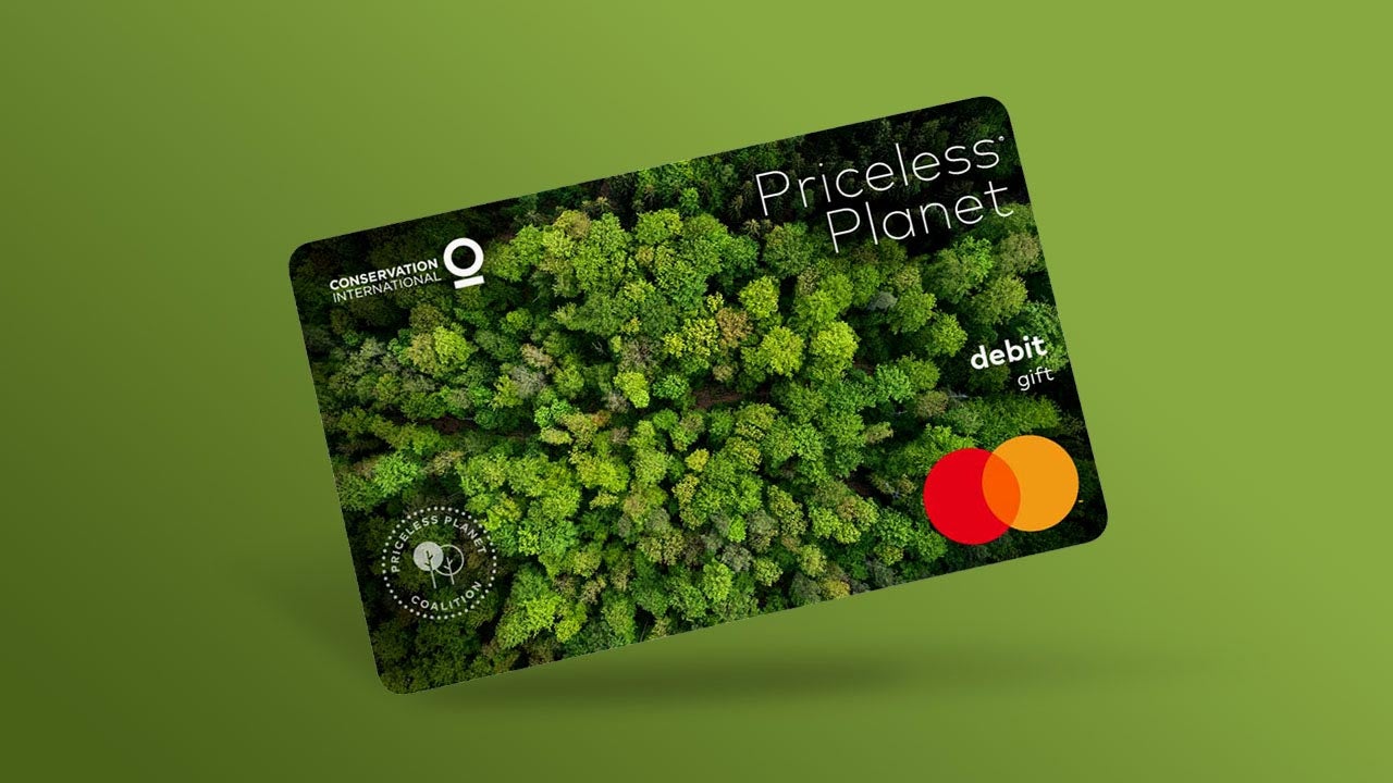 Priceless Planet gift card.