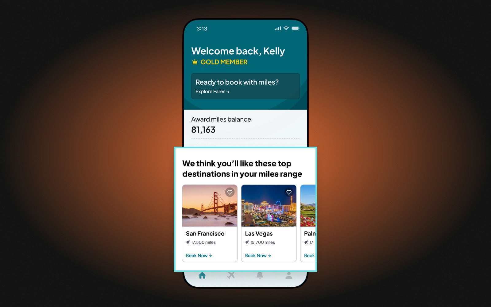 Example of offers based on loyalty program