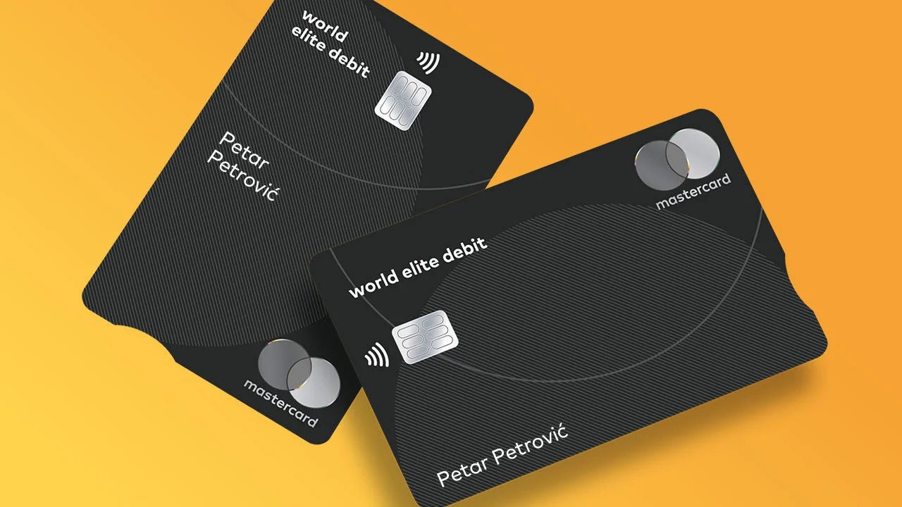 World Elite Debit Mastercard debitne kartice.