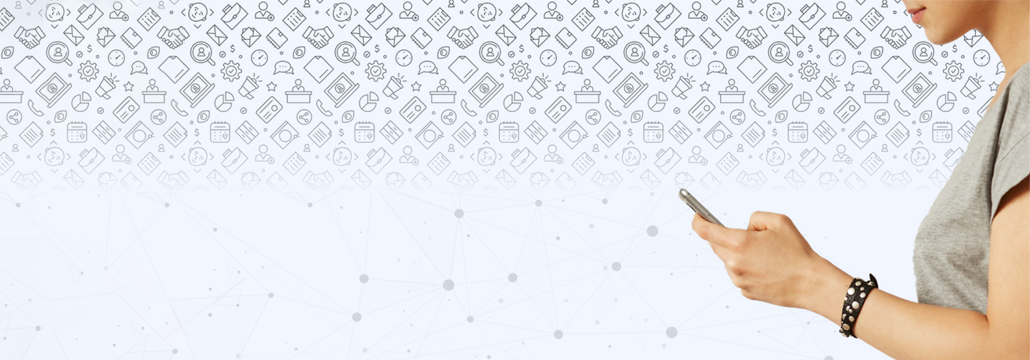 Person walking with their phone in their hand