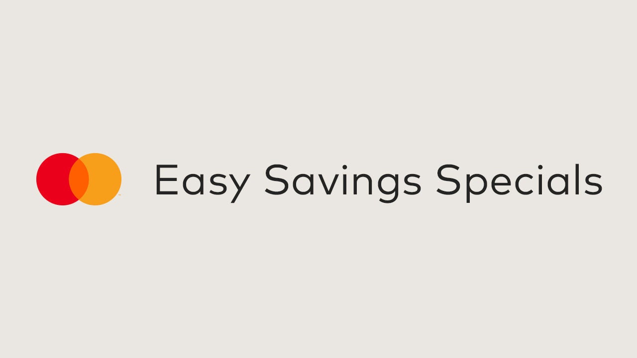 Mastercard Easy Savings® Specials logo.
