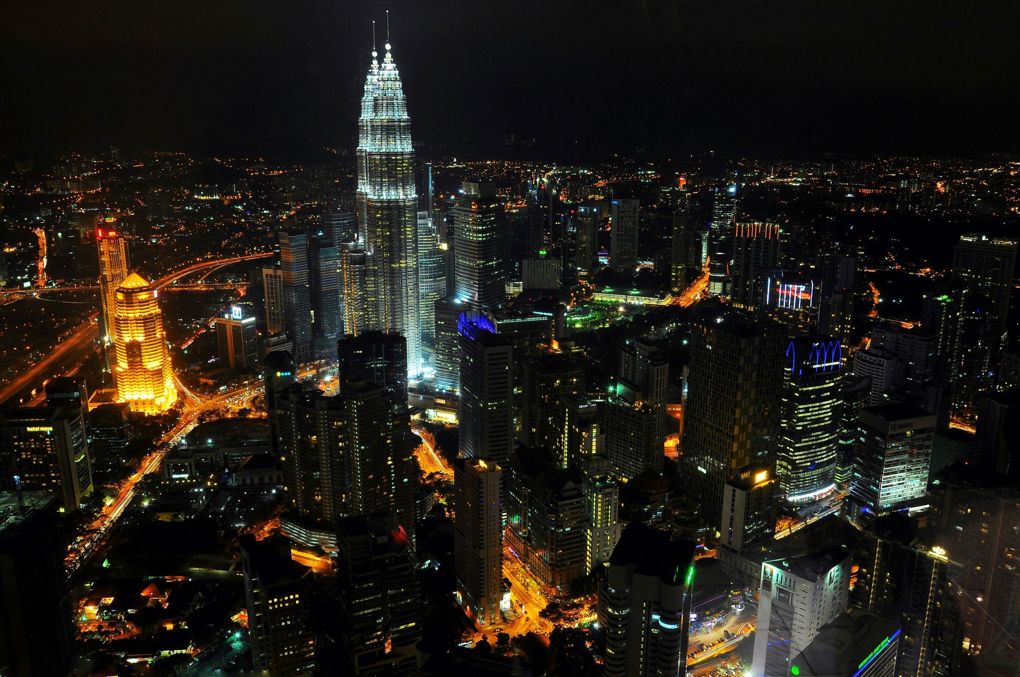 Kuala Lumpur at night
