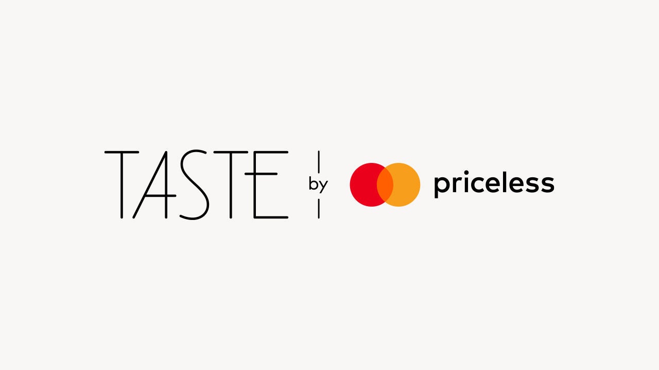 Taste by Priceless logo.