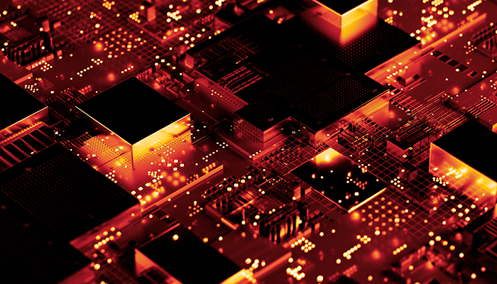 Birds eye view of an intricate highway