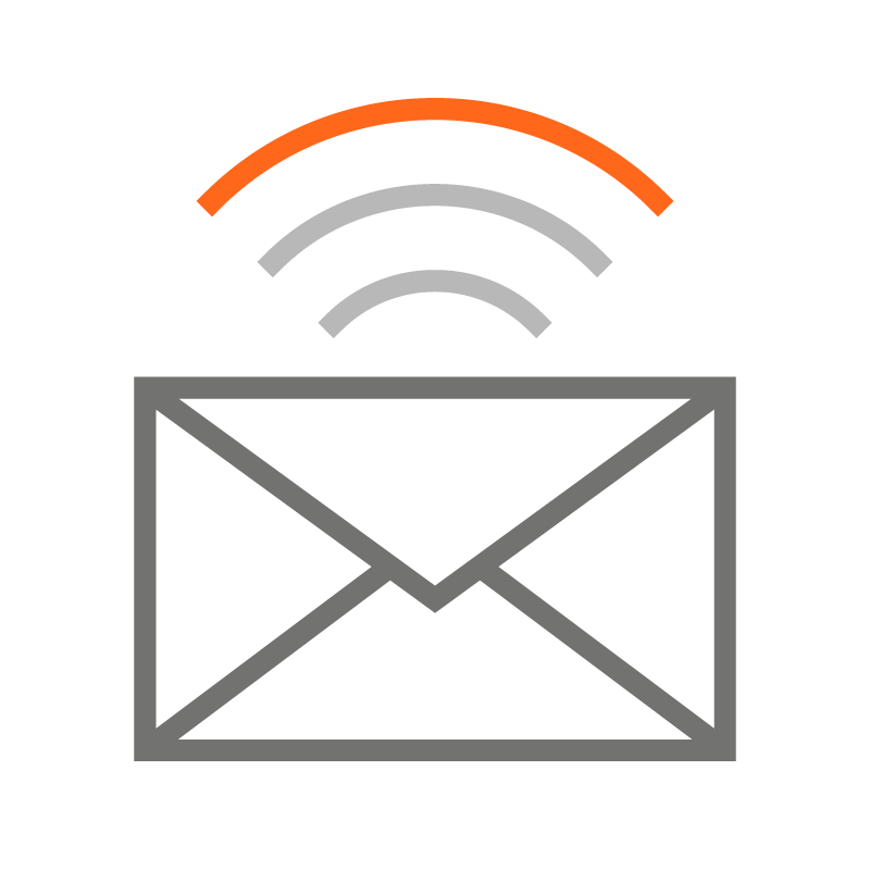 Email broadcast icon