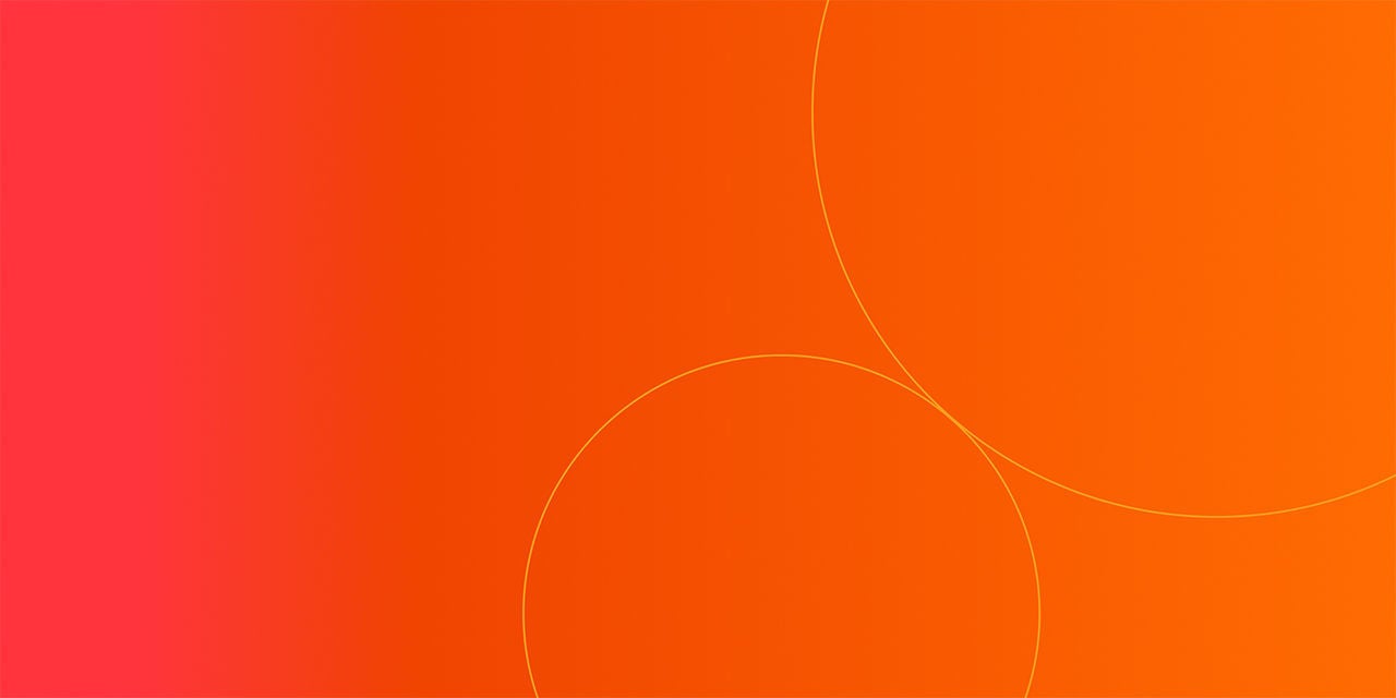 orange background yellow circles teaser
