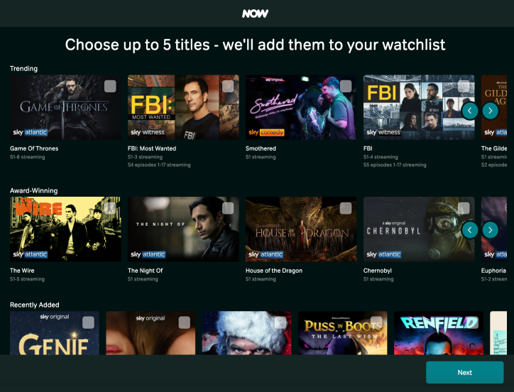 Personalization example