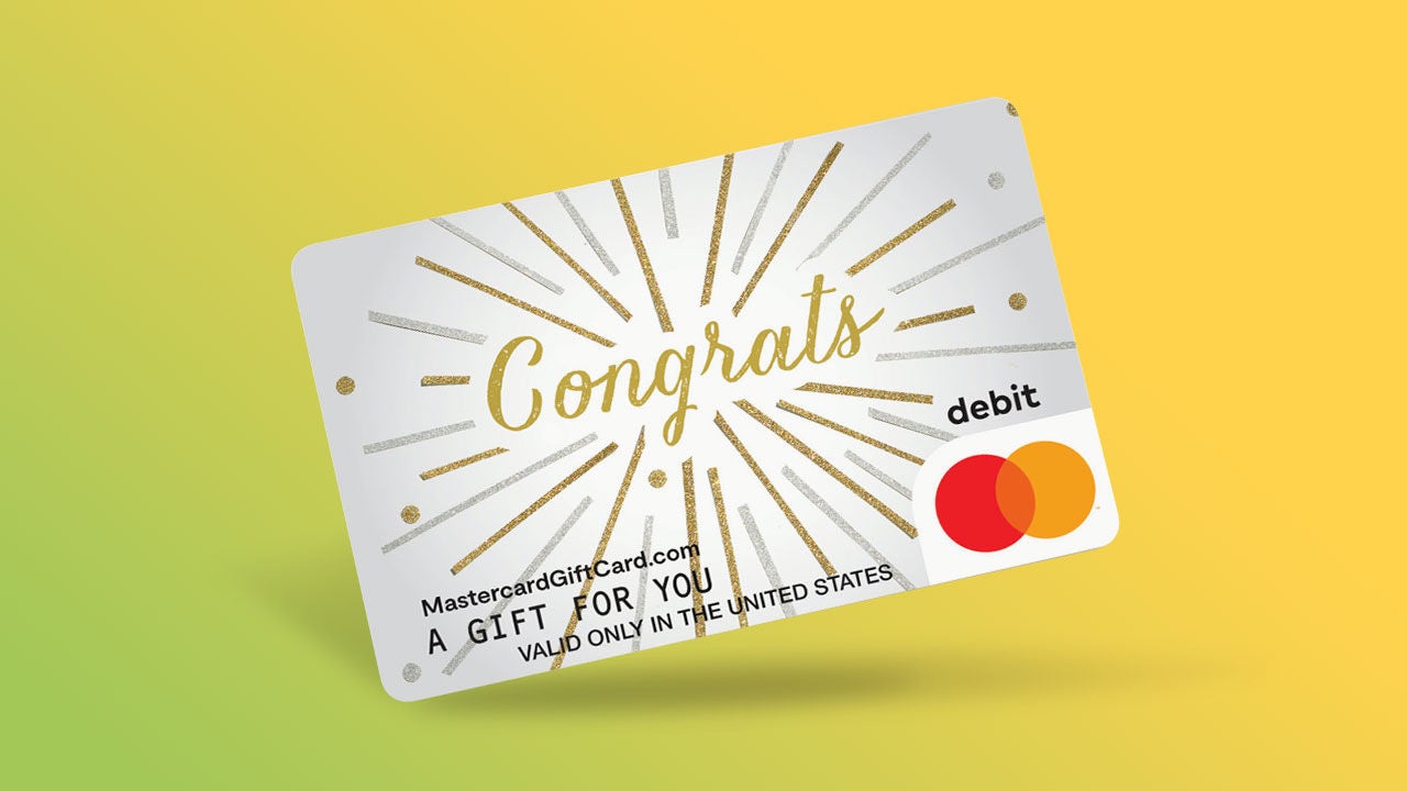 Congrats Burst Gift Card.