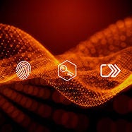 Picture for password protection for fingerprints and security.