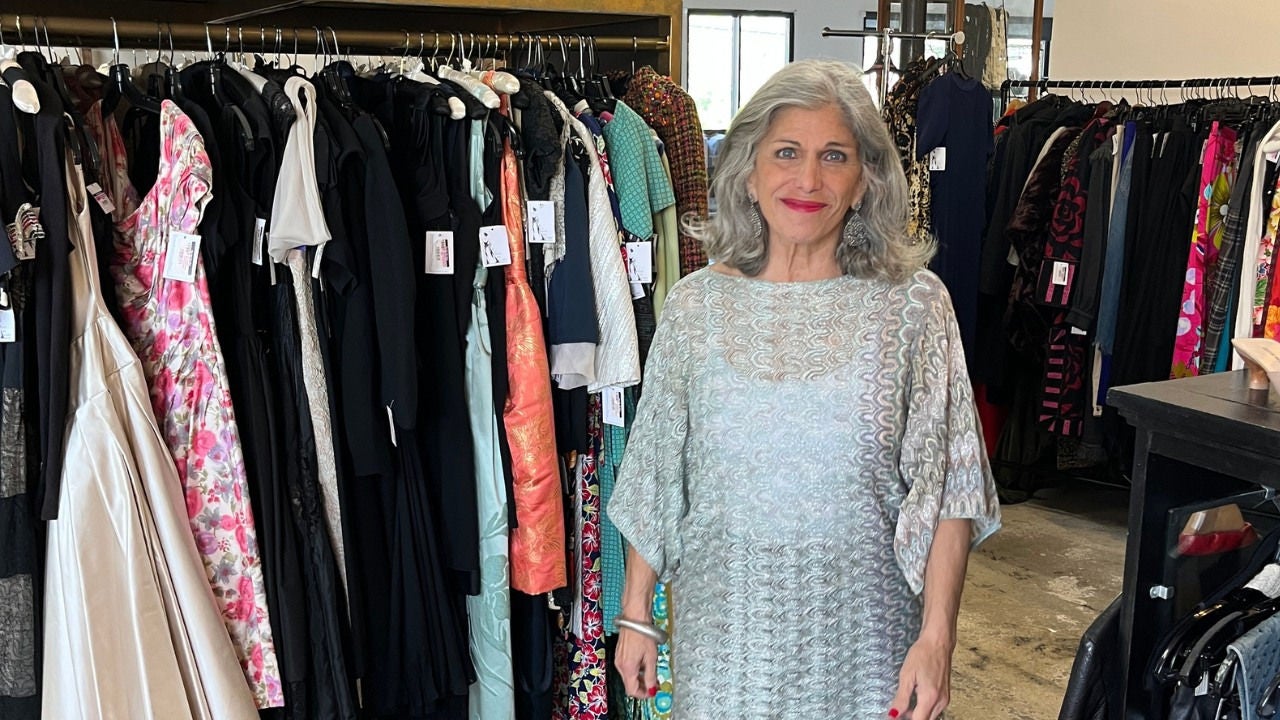 Doris Raymond in her store, The Way We Wore. 