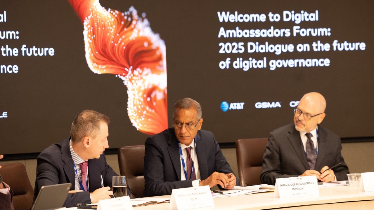Panelists at the digital ambassadors forum. 