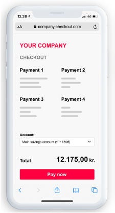 Phone image with Payment options