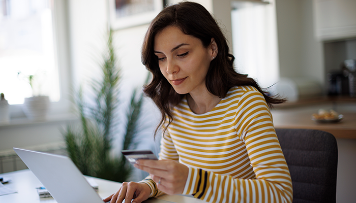 Coworkers looking over data in the office