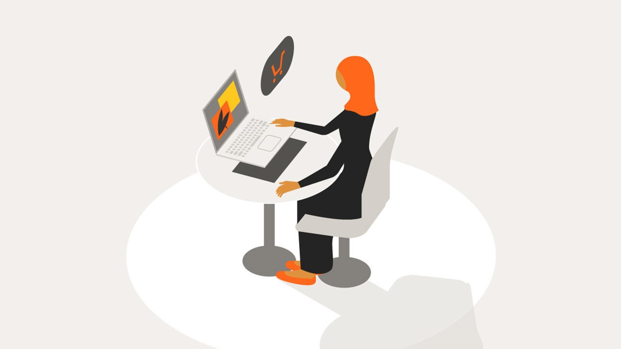 Ilustracija online kupovine.