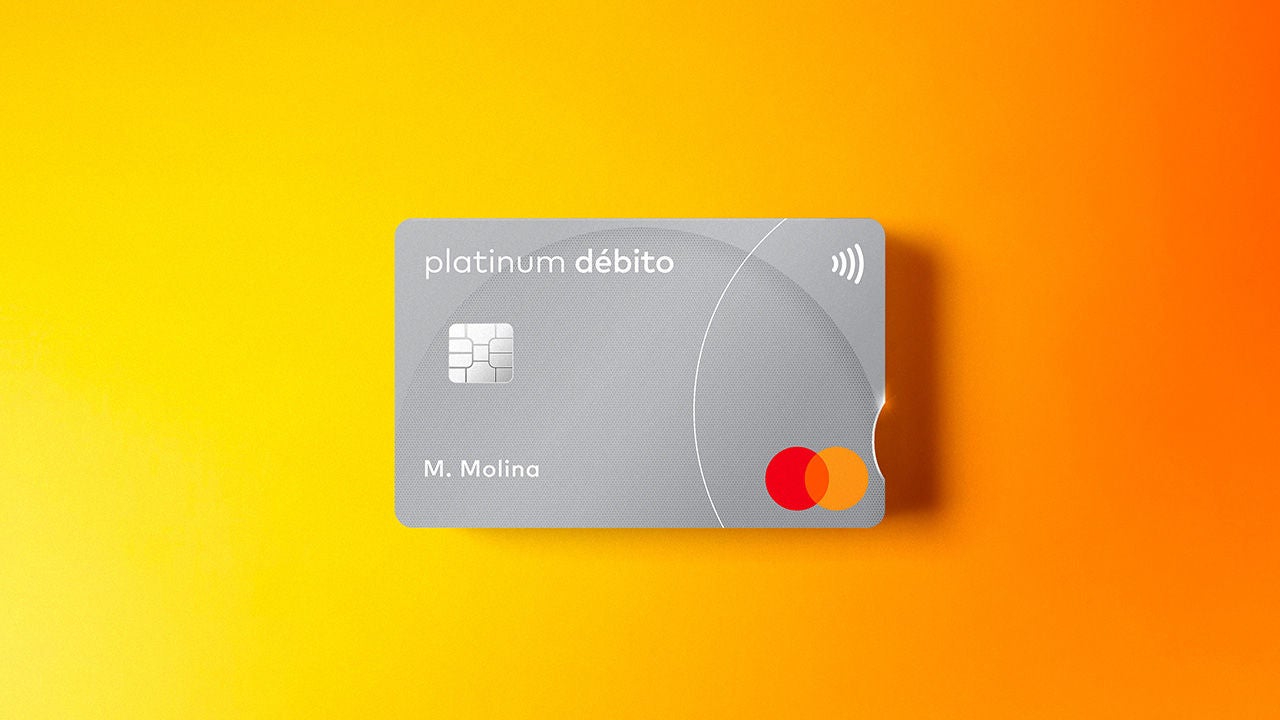Tarjeta de débito Mastercard Platinum