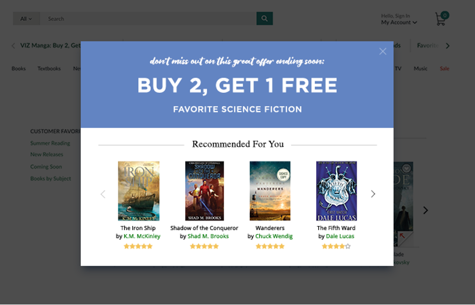 Personalization example