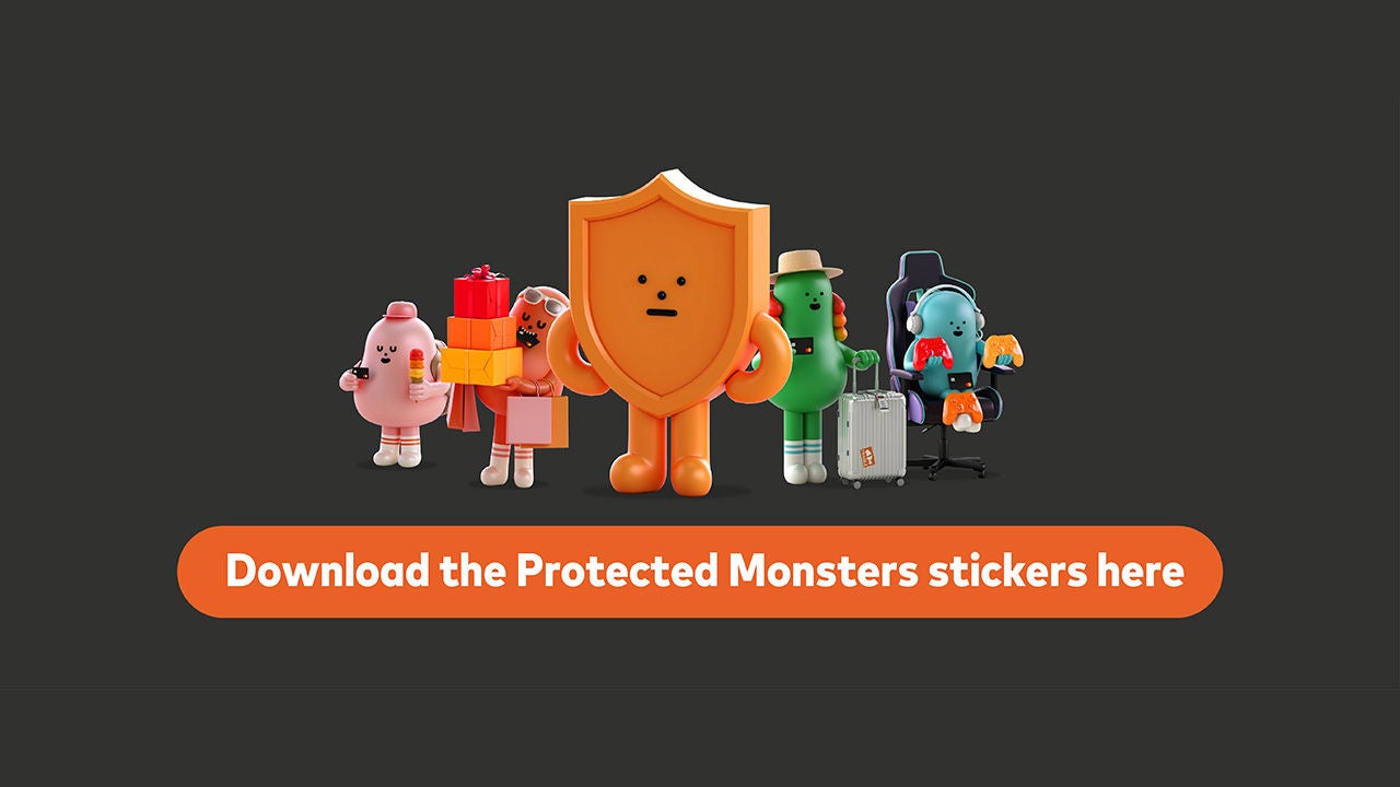 Download the Protected Monsters stickers here