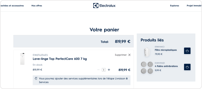 Personalization example