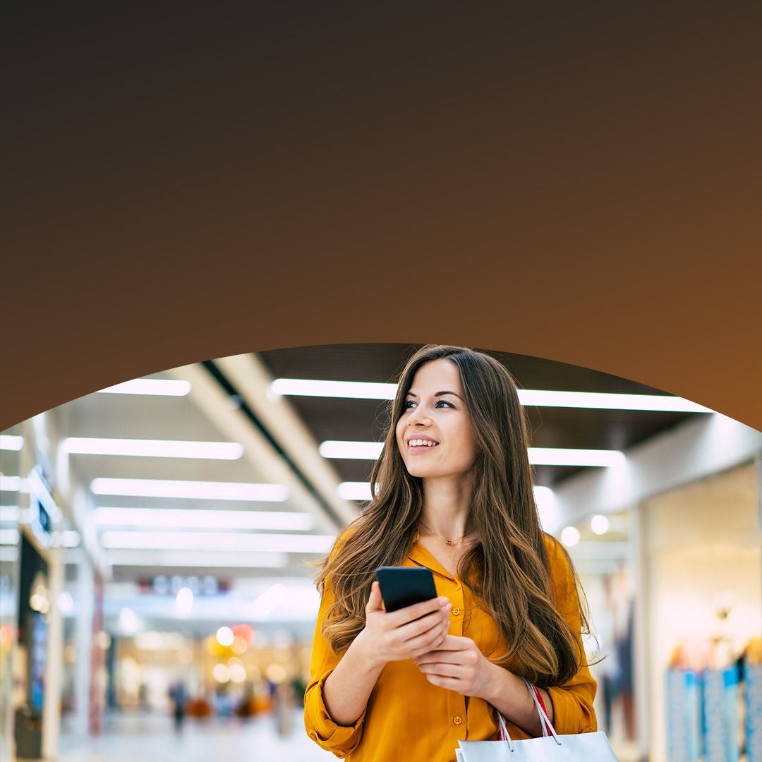 Woman looking at phone