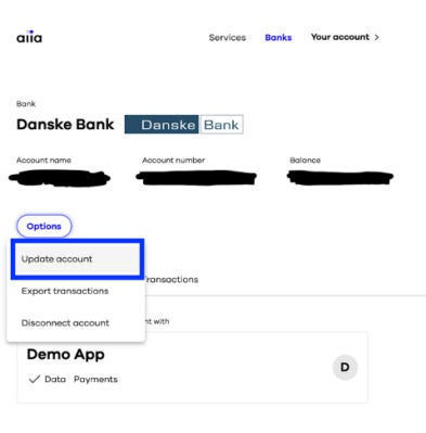 Screenshot of Aiia platform
