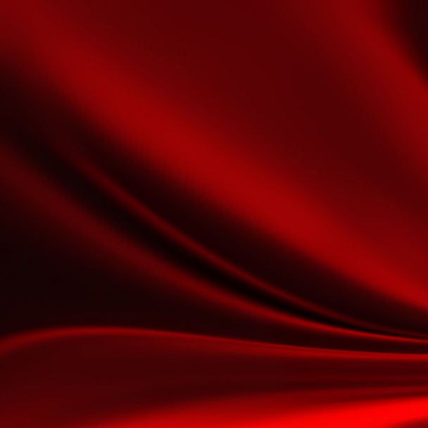 A flowing red silk fabric.