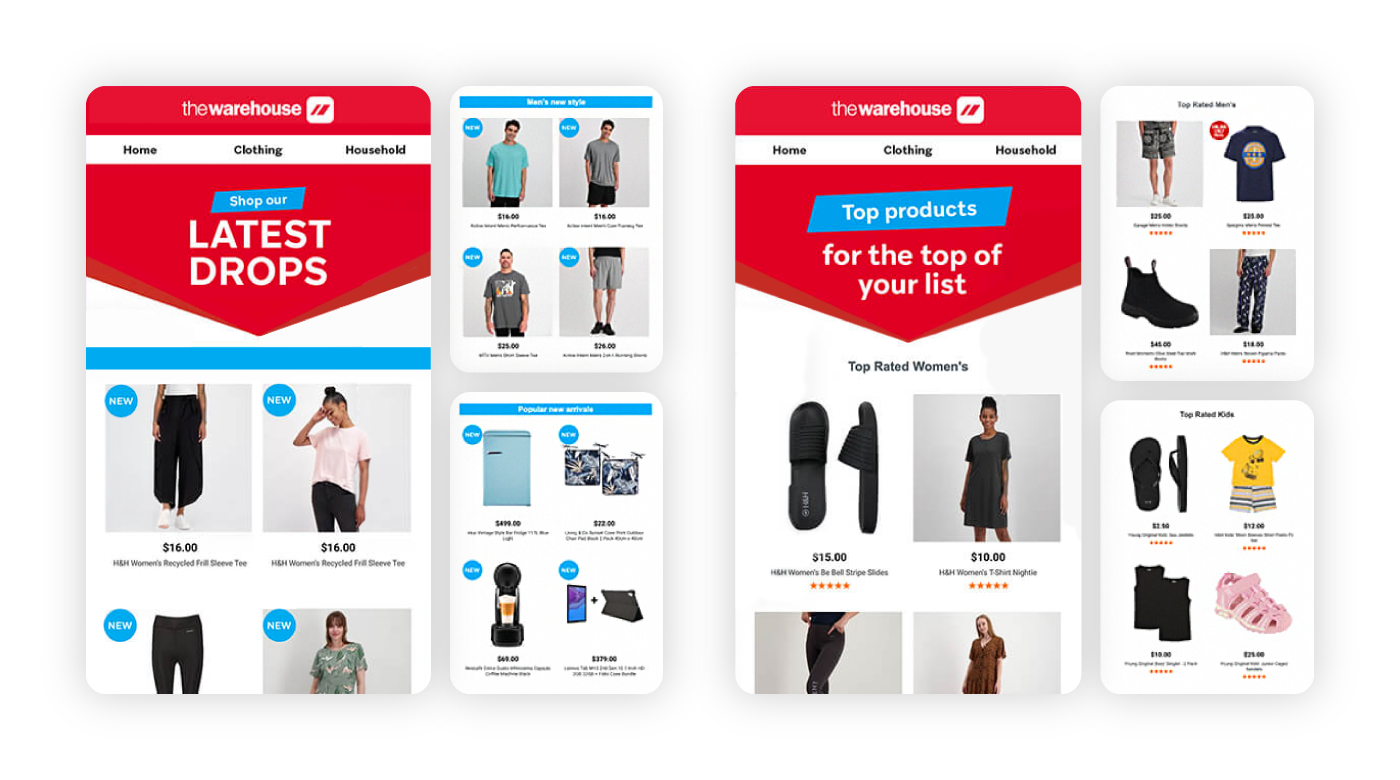 Recommendation widget example image