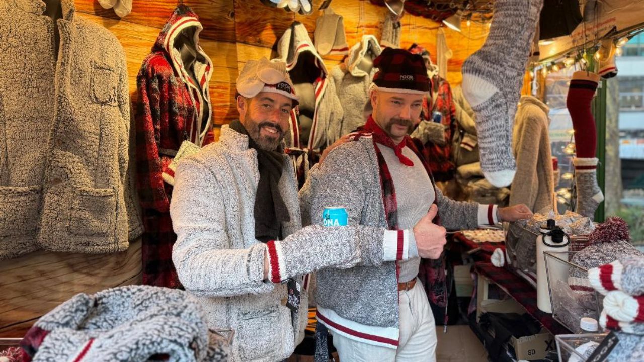 David Tzaczuk & Zion Forest-Lee at the Pook stall at Bryant Park