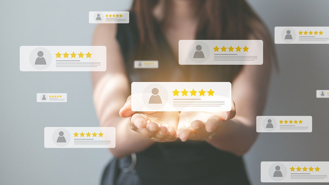 Showing 5 star reviews from satisfied customers