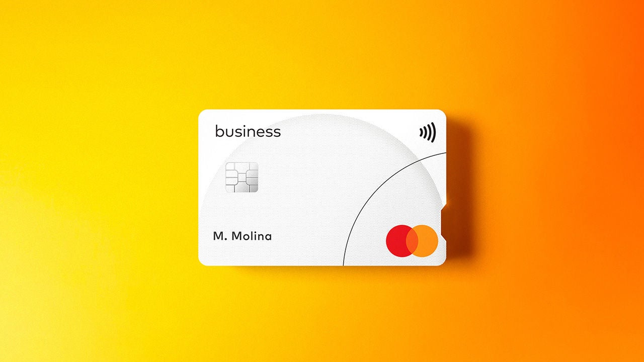 Tarjeta de crédito Mastercard para empresas. 