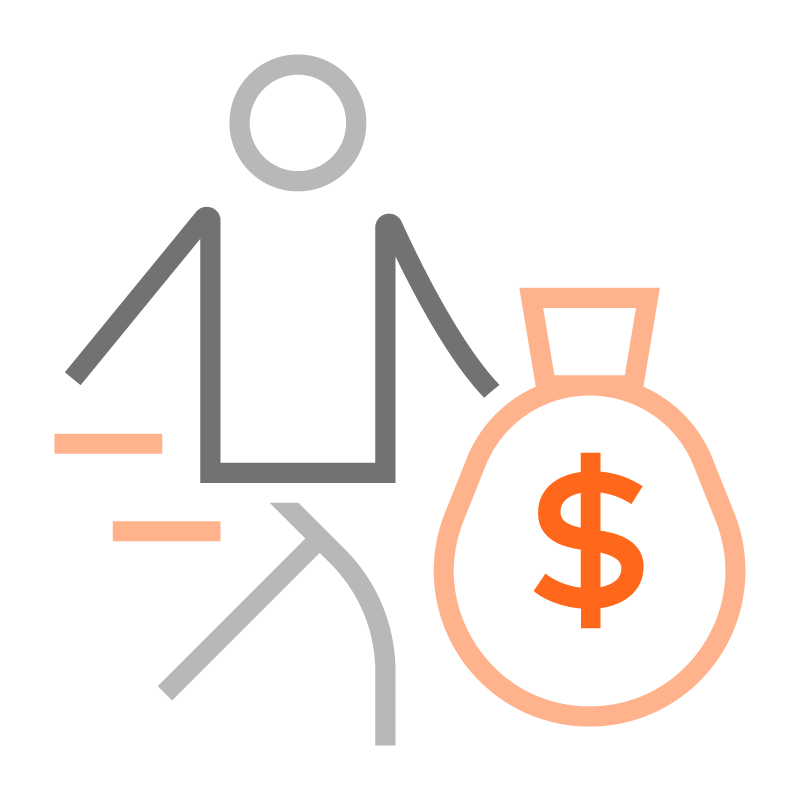 Stop fraud icon