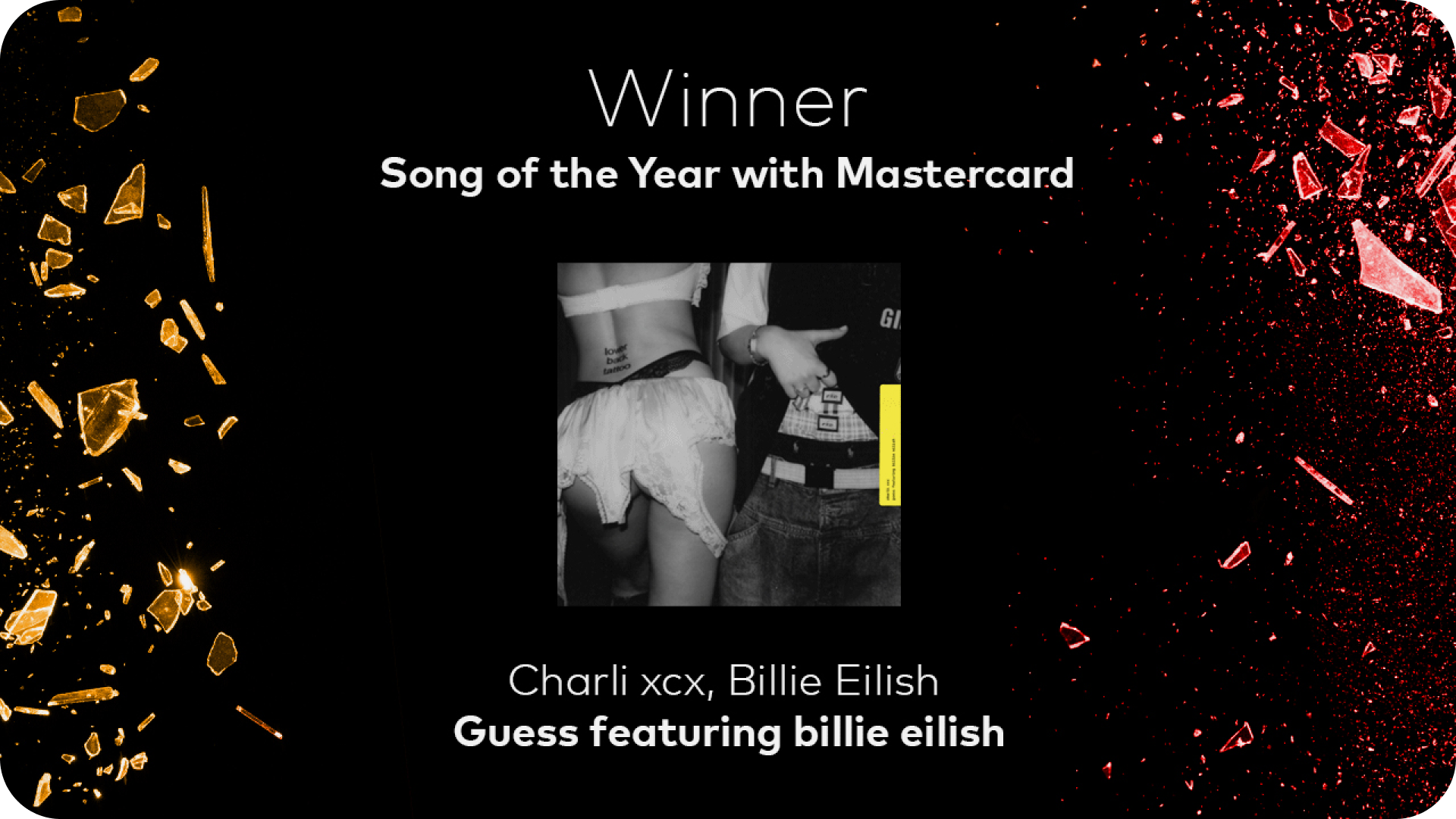 Mastercard album of the year - winner
