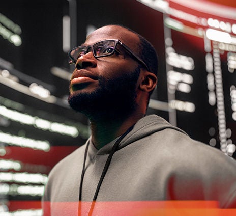 Woman smiling holding phone