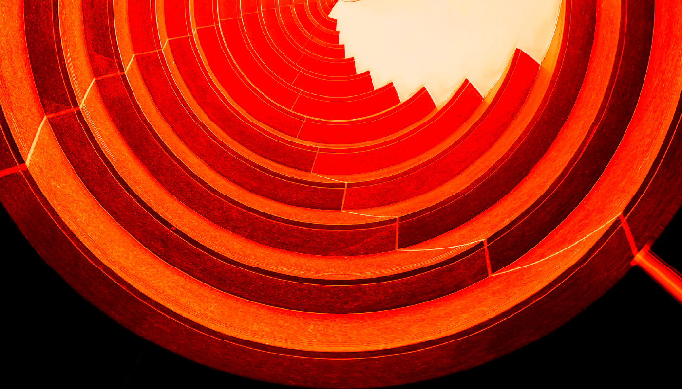 Abstract red art