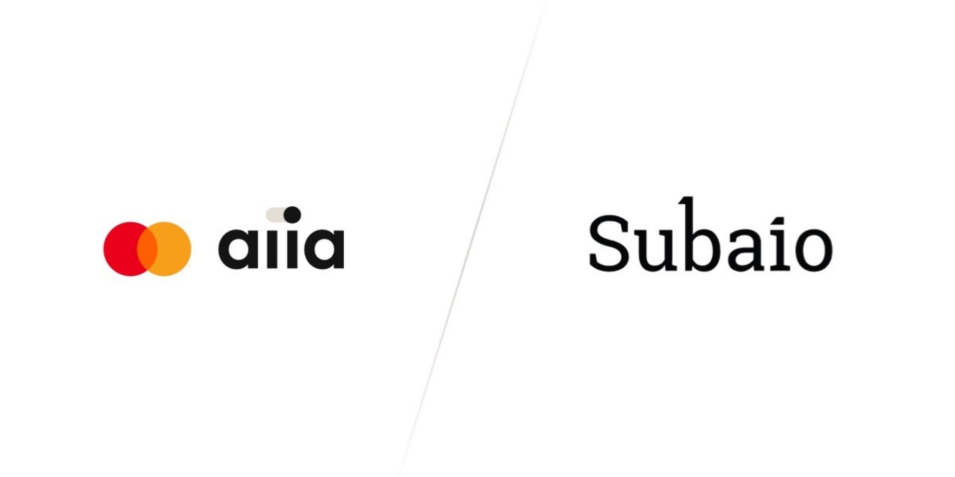 Logo Mastercard plus Logo Subaio