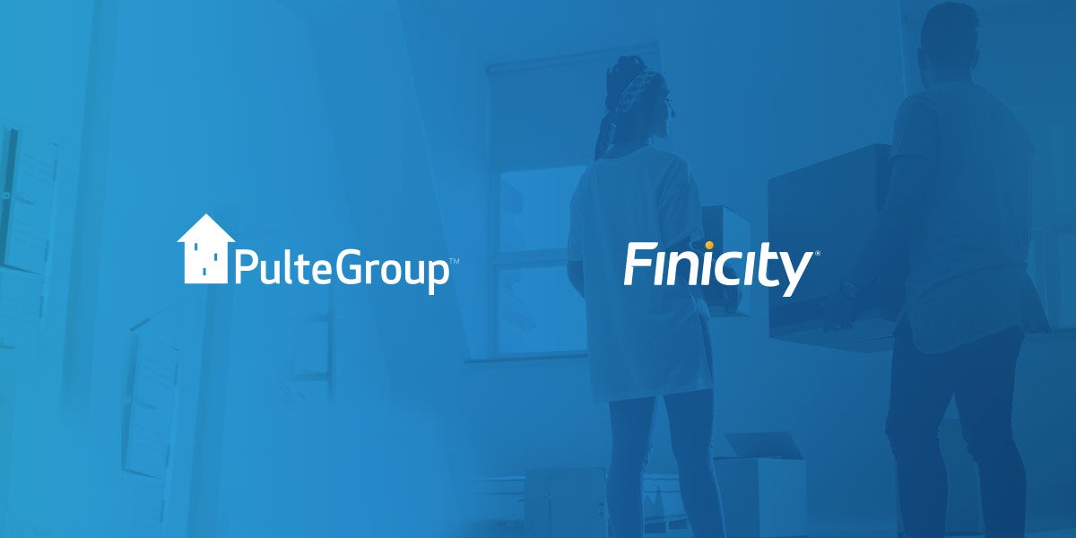 PulteグループとFinicityのロゴ 