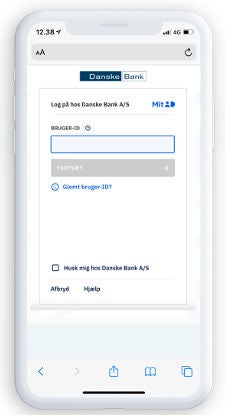 Phone image with Bank options