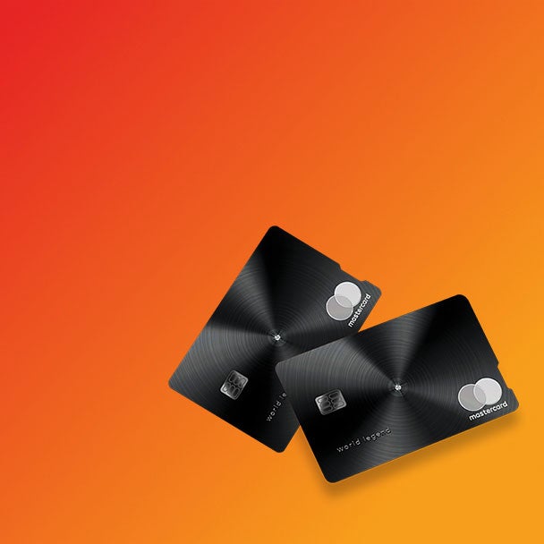 World Legend Mastercard cards.