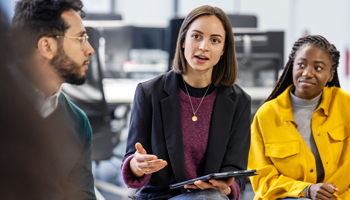 A man testing something in a laboratory