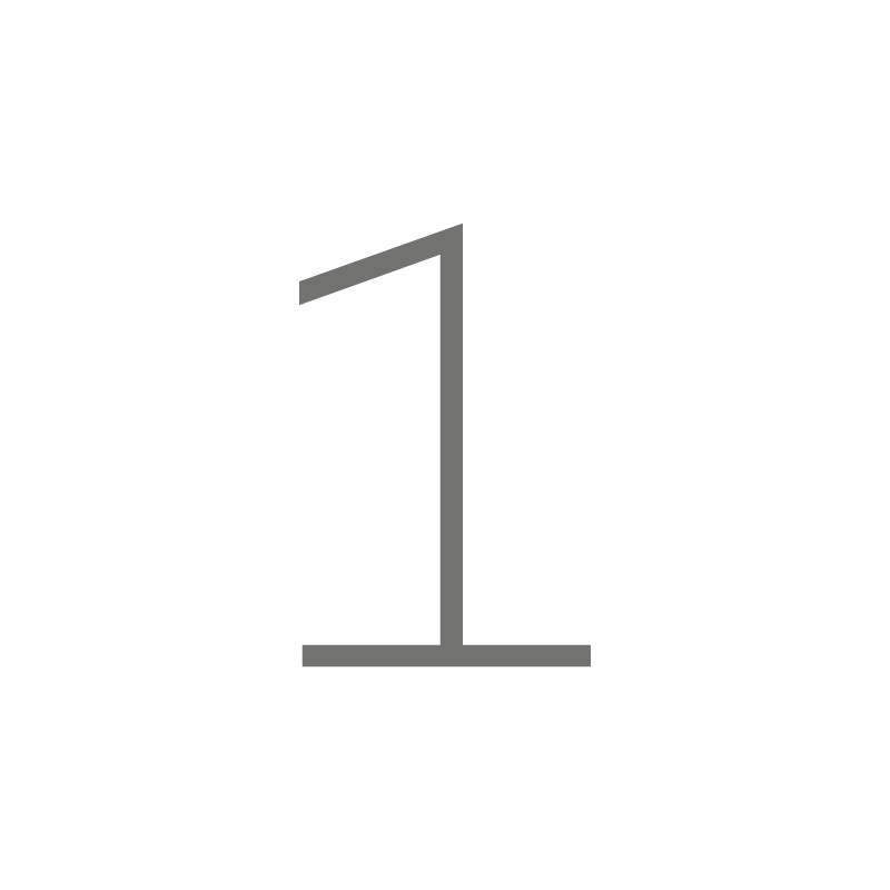Number one icon