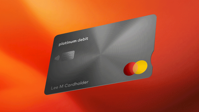 Platinum Debit Mastercard-Karten.