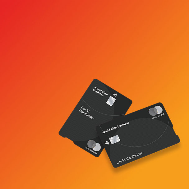 World Elite Mastercard for Business cards.