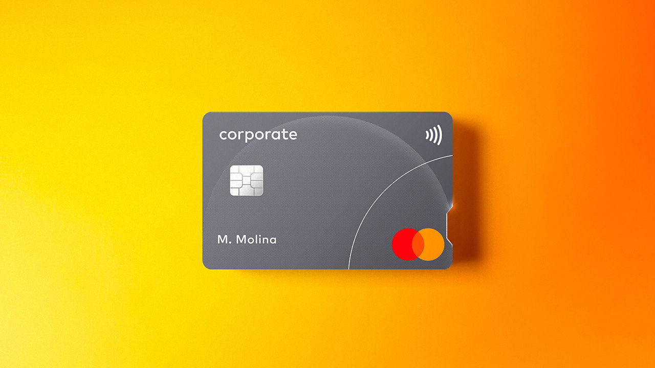 Cartão Mastercard Business Corporate. 