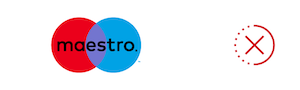 Do not position the word “maestro®” within the circles.