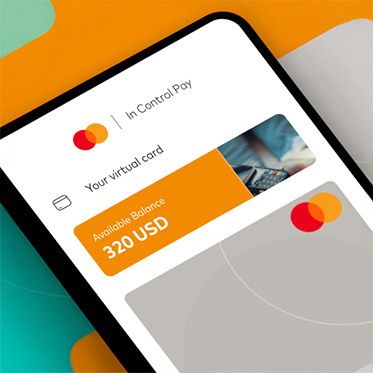 Application de carte virtuelle mobile Mastercard.